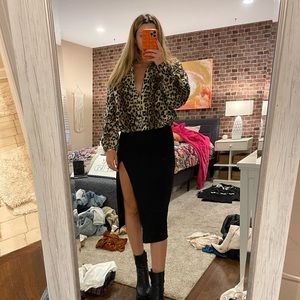 Forever 21 cheetah Sherpa jacket